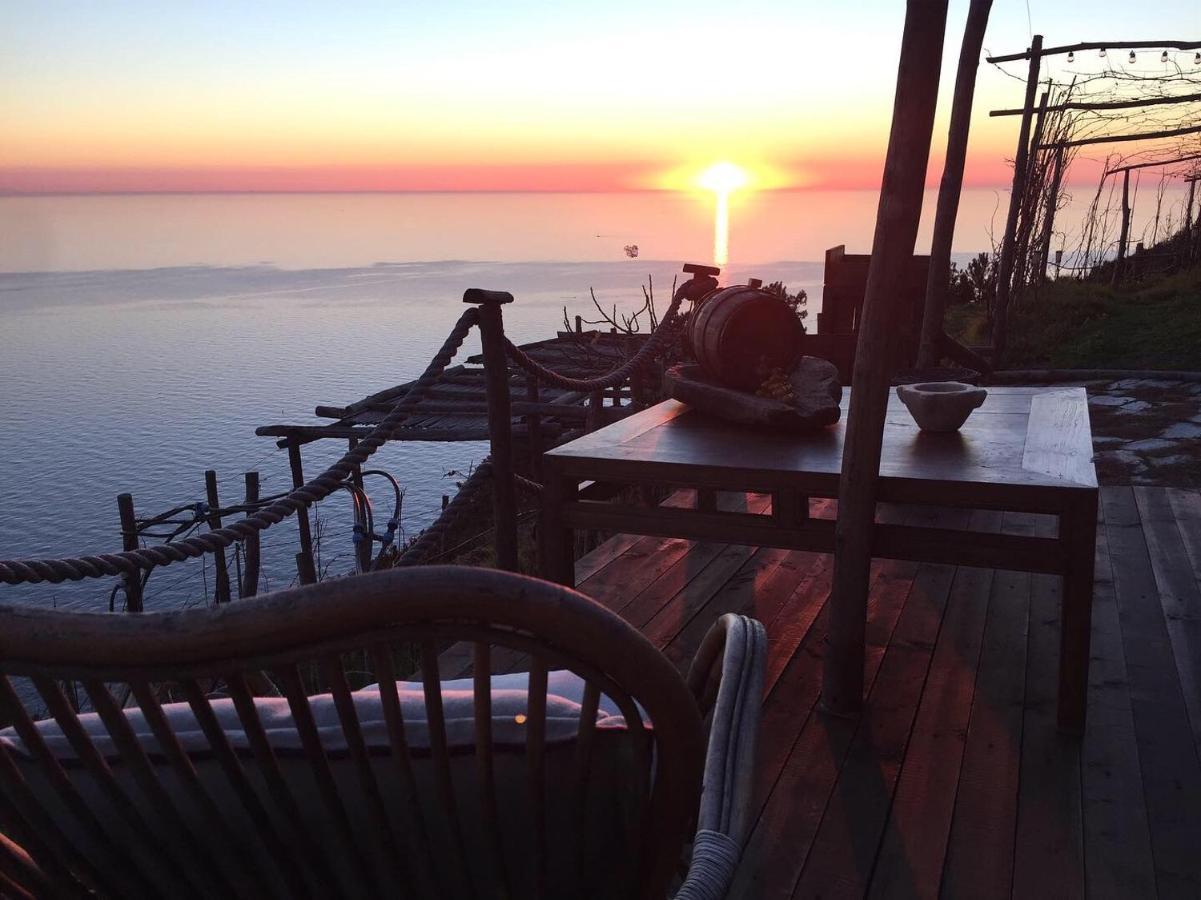 리오마기오레 Refuge Uwabio Organic Vineyard Cinqueterre 빌라 외부 사진