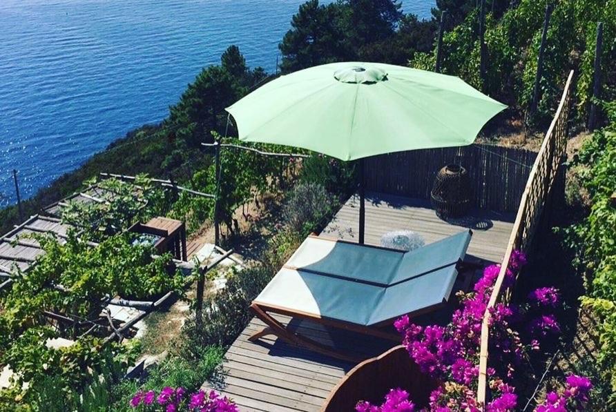 리오마기오레 Refuge Uwabio Organic Vineyard Cinqueterre 빌라 외부 사진