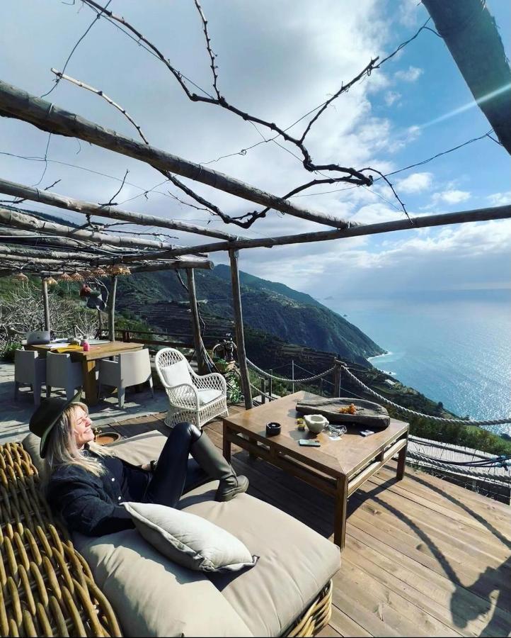 리오마기오레 Refuge Uwabio Organic Vineyard Cinqueterre 빌라 외부 사진