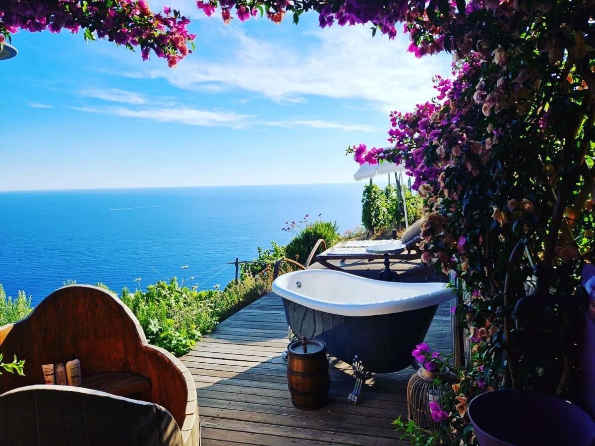 리오마기오레 Refuge Uwabio Organic Vineyard Cinqueterre 빌라 외부 사진