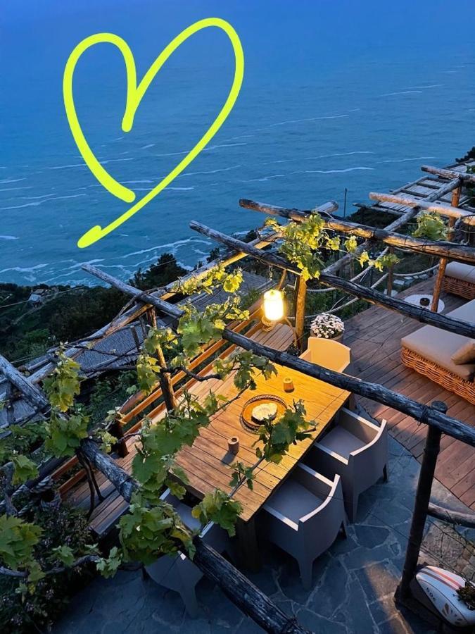 리오마기오레 Refuge Uwabio Organic Vineyard Cinqueterre 빌라 외부 사진