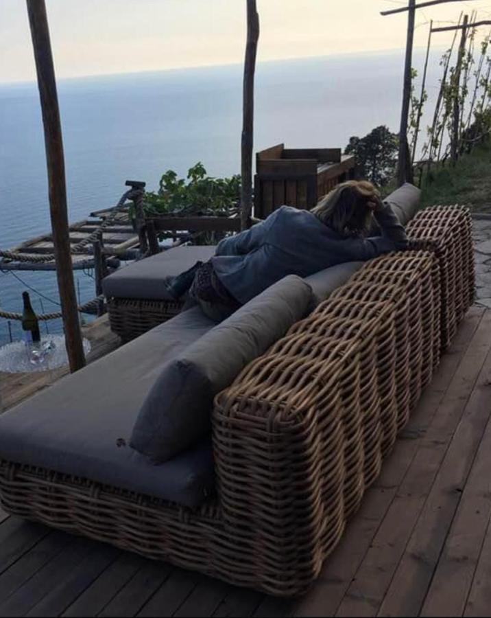 리오마기오레 Refuge Uwabio Organic Vineyard Cinqueterre 빌라 외부 사진