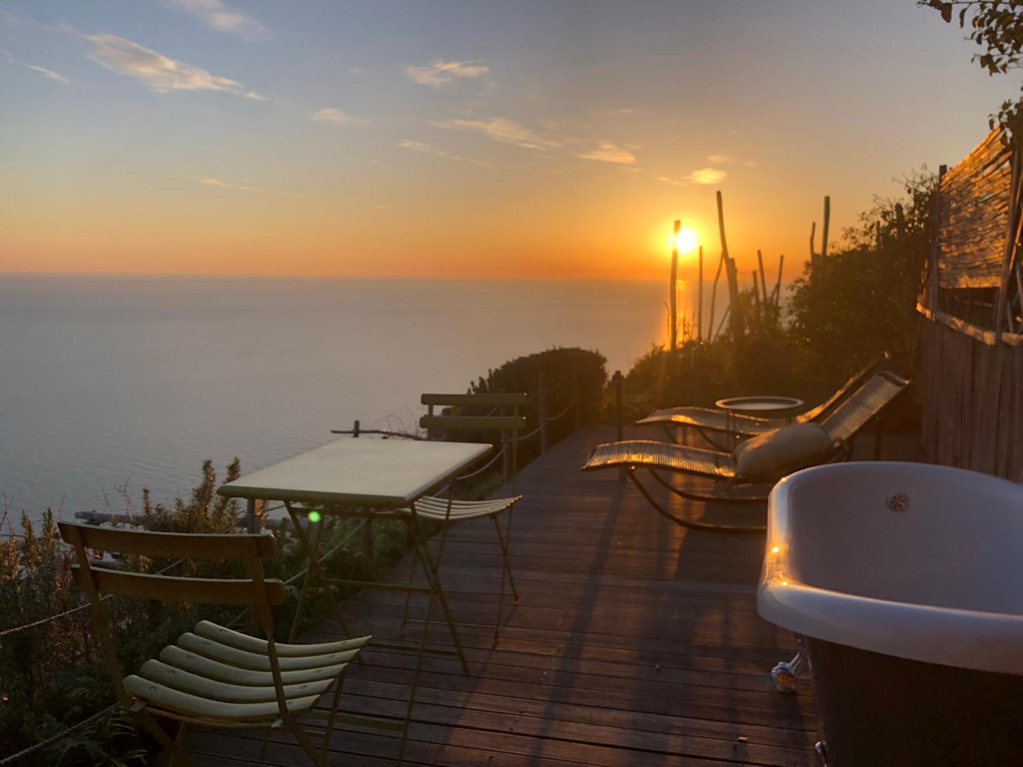 리오마기오레 Refuge Uwabio Organic Vineyard Cinqueterre 빌라 외부 사진